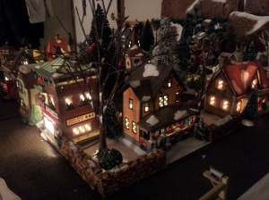 My wife's 2012 Christmas village!